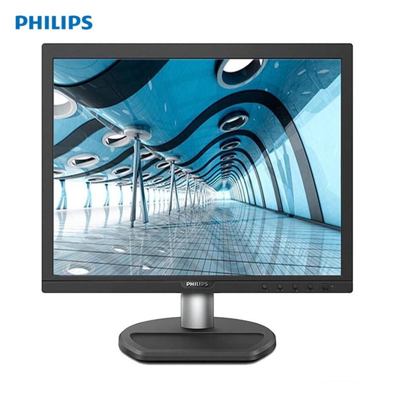 飞利浦（PHILIPS）17英寸显示器 TN面板 5:4方屏 商用办公电脑液晶显示屏 170S9 黑色