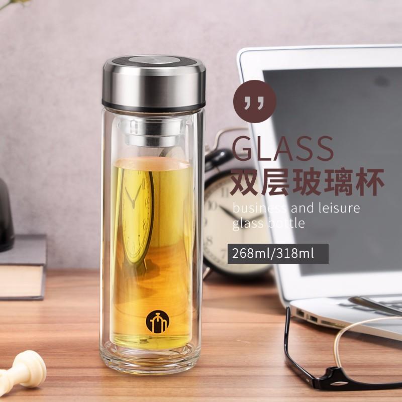 富光/FUGUANG 茶马仕双层玻璃杯T3 TM-2030