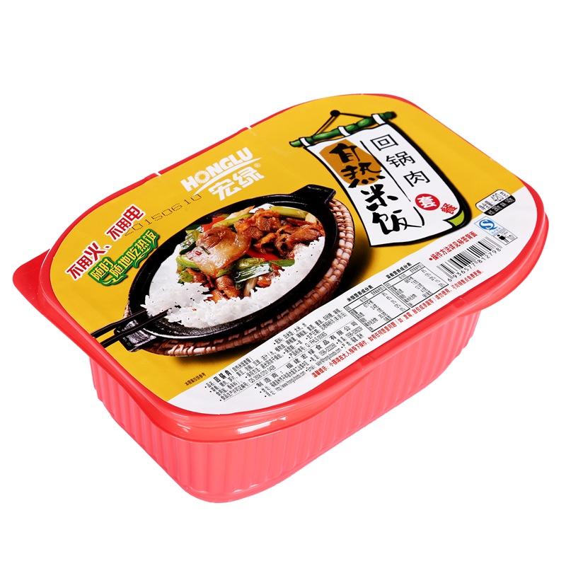 宏绿 方便食品 - 方便米饭 回锅肉口味 自热米饭 420g 420g (单位: 份 规格: 420G)