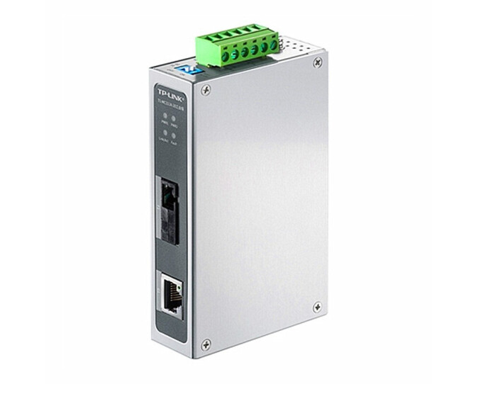 tp-link 普联 百兆光纤收发器 光电转换器模块 sc接口