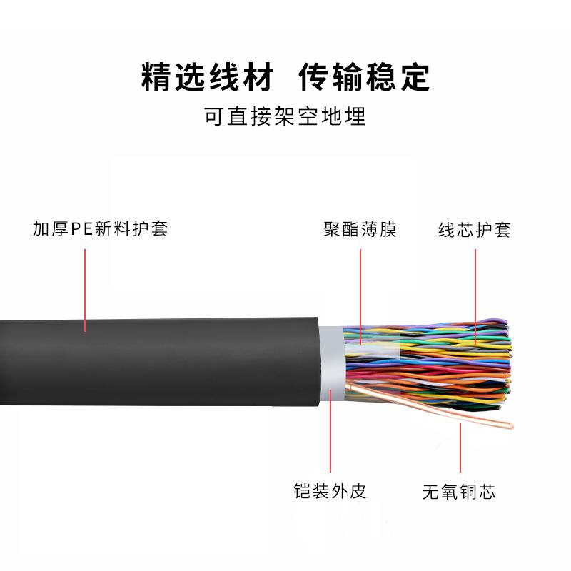 博扬(BOYANG) 线缆  BY-Cat3-SW50X-100M 100m - (单位: 卷 规格: 一卷装)