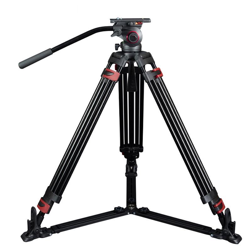miliboo米泊MTT609A摄像机三脚架单反专业摄影支架相机三角架带液压云台套装