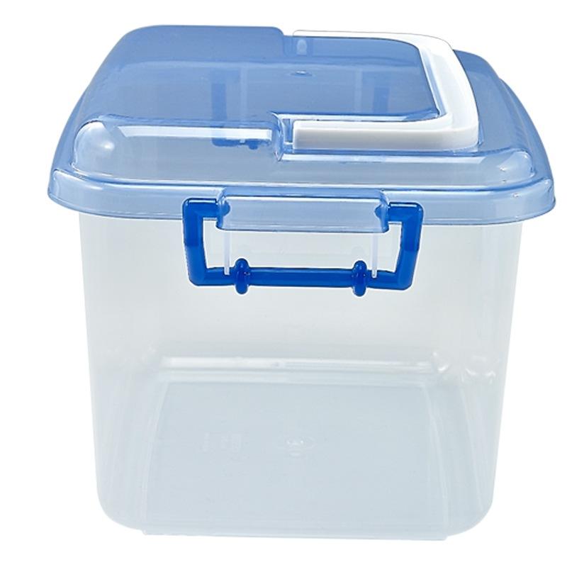 茶花/CHAHUA 塑料收纳箱 提把小型整理箱 6.5L 2843