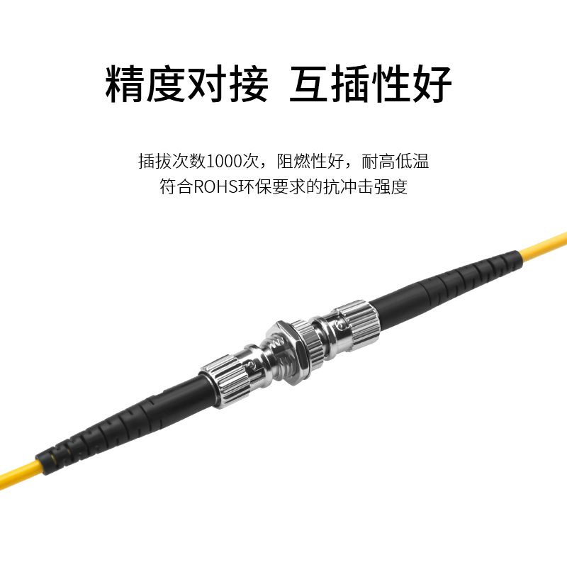 博扬 BOYANG BY-F22 电信级ST耦合器 ST小D型接口 光纤法兰盘适配器