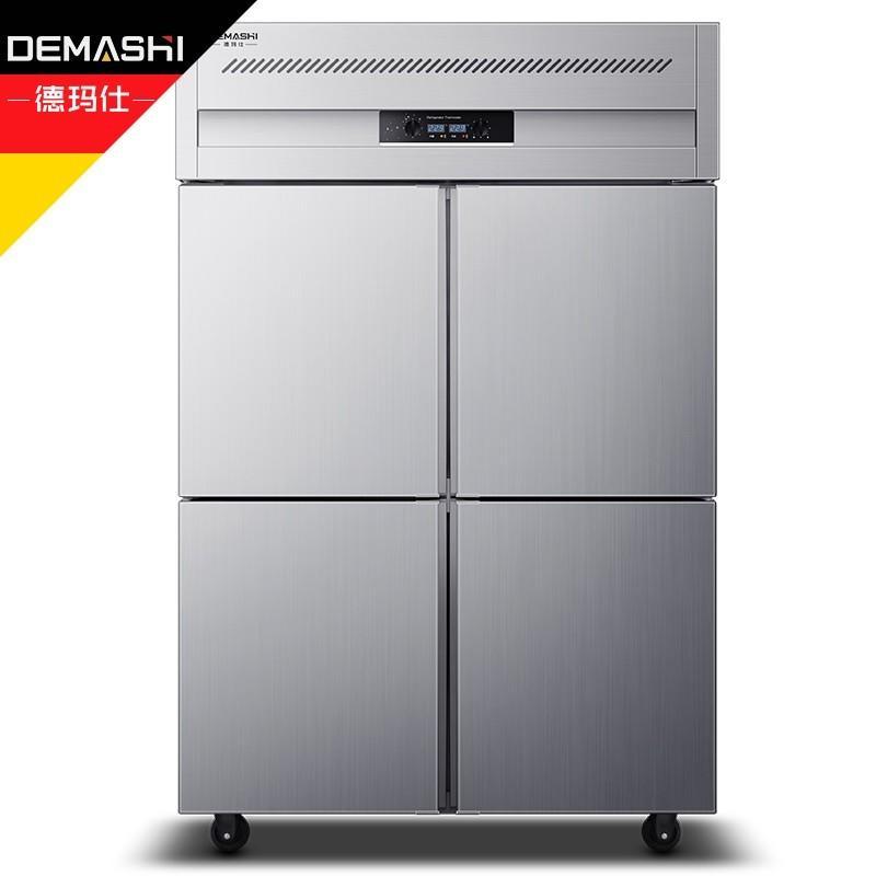 德玛仕（DEMASHI）四门高身雪柜 冰柜商用冷藏冰箱 冷柜 全铜管BG-900C-1C全冷藏【工程升级款】