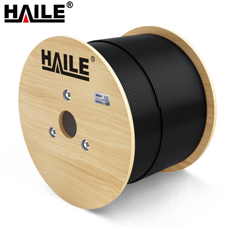 海乐 HAILE HT-1020 室外20对大对数线缆 HYA-20×2×0.5 100米 黑色
