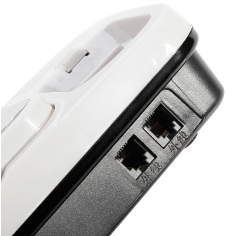 TCL电话机座机固定电话办公家用来电显示免电池屏幕翻盖HCD868(17B)TSD 双接口 白色
