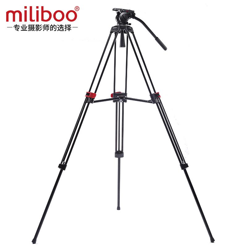 miliboo米泊MTT605A三脚架专业快锁摄影摄像单反相机三角架带云台