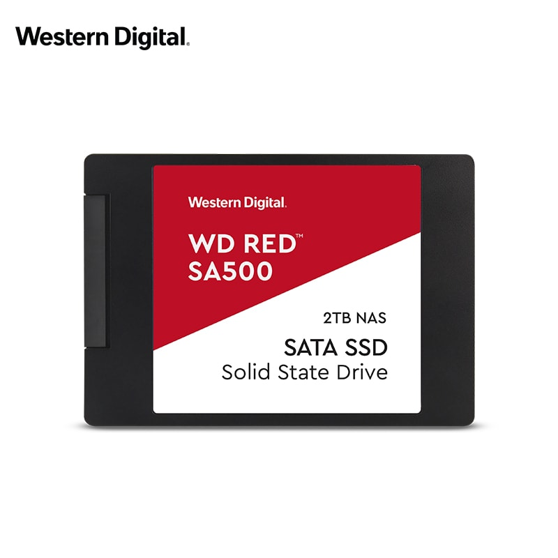 西部数据（Western Digital）2TB SSD固态硬盘SATA3.0接口Red系列网络储存(NAS)硬盘WD Red SA500 WDS200T1R0A