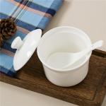 国产 陶瓷碗带盖骨纯白炖盅 1个装 250ML