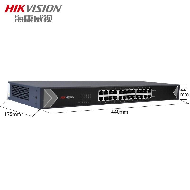 海康威视(HIKVISION) 交换机 DS-3E0524-E 24口千兆监控交换机非网管 - - - - (单位: 台 规格: 单台装)