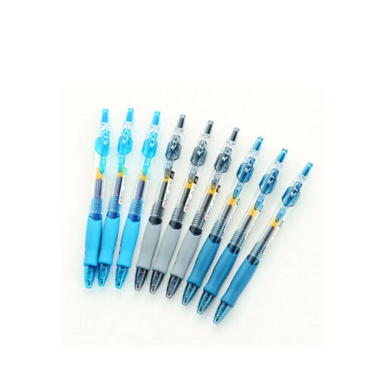 晨光gp1008蓝色0.5mm按动中性笔子弹头中性笔签字笔水笔 12支/盒