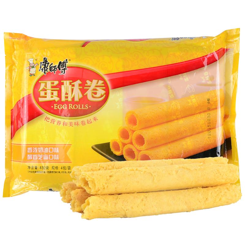康师傅鸡蛋卷 混合口味 432g