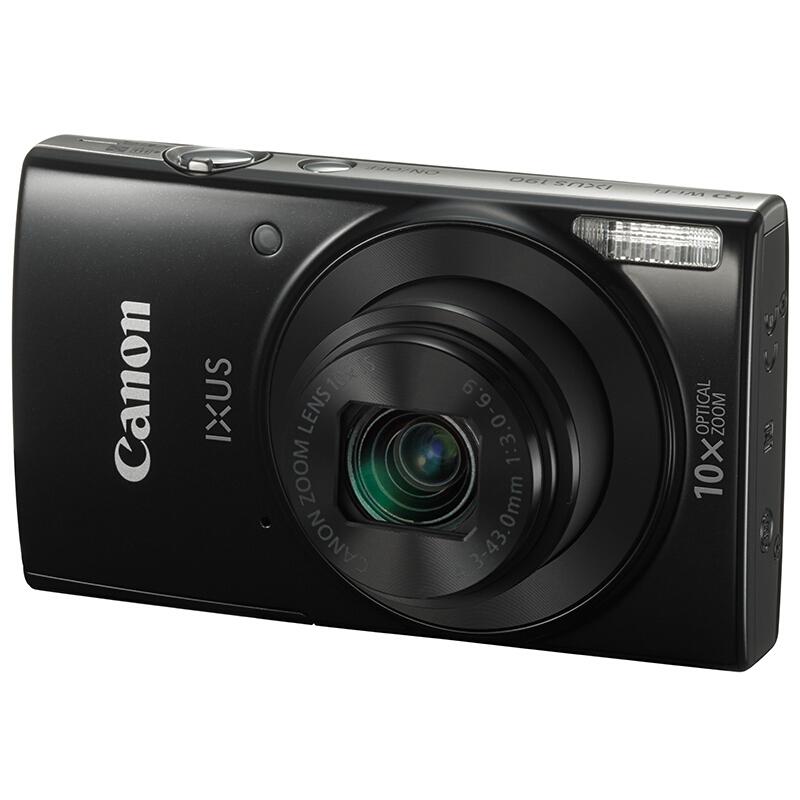 佳能canon ixus190 数码相机 黑色(2000万像素10倍光学变焦24mm超广角