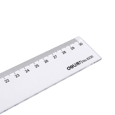 6230 30厘米直尺 白色透明